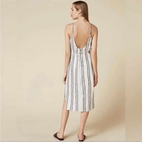 Reformation Carmen Stripe Linen Dress - Picture 8 of 8